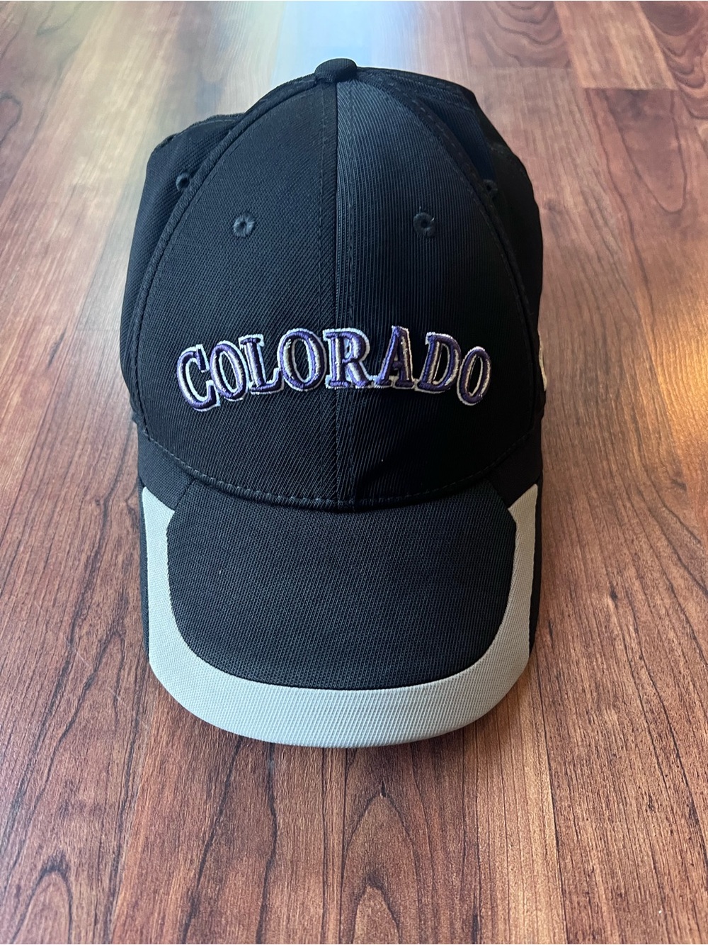 Nike Colorado Rockies Legacy91 MLB Fitted BaseballHat One Size Black Gray Purple